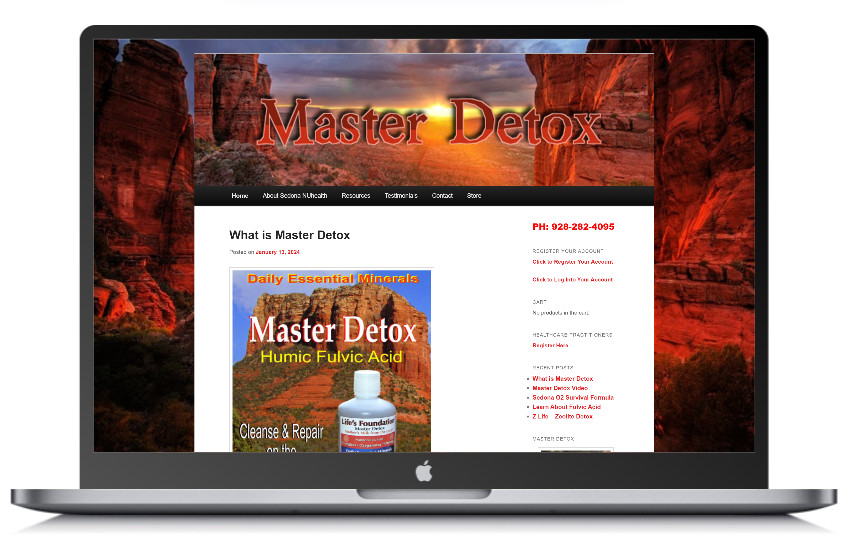 Master Detox Website